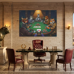 Animal Poker Night - Thedopeart
