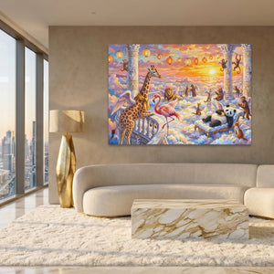 Animals Heavenly Sunset - Thedopeart
