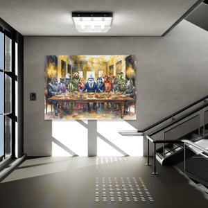 Animals Last Supper - Thedopeart