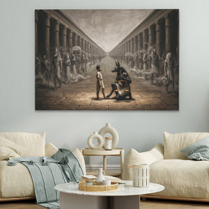 Anubis Columned Procession - Thedopeart