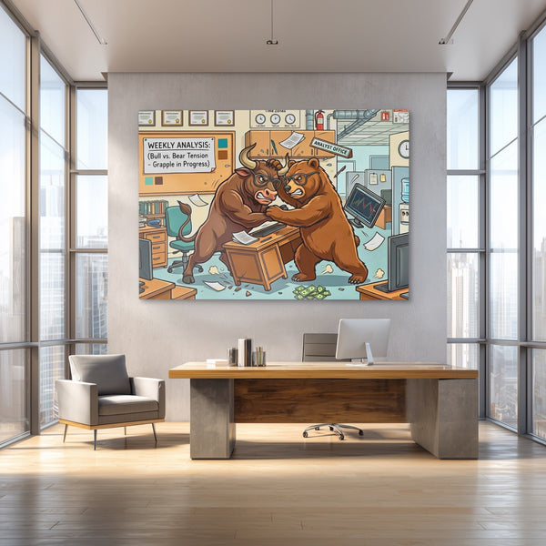Bear Bull Office Grapple