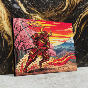 Bull Samurai Charging - Thedopeart
