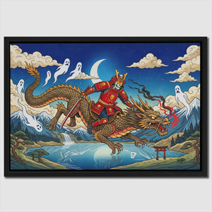 Dragon Moonlit Rider - Thedopeart