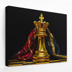 Golden King Enthroned - Thedopeart