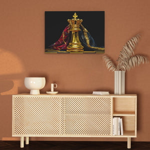 Golden King Enthroned - Thedopeart