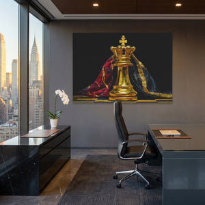 Golden King Enthroned - Thedopeart