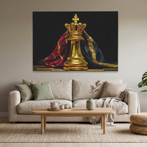 Golden King Enthroned - Thedopeart
