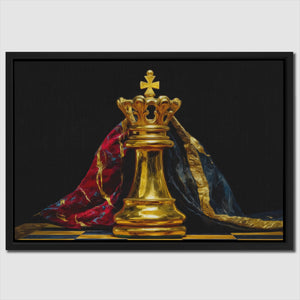 Golden King Enthroned - Thedopeart