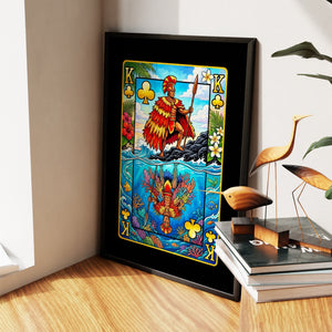 Hawaii King of Clubs Card - Thedopeart