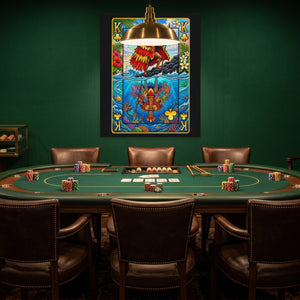 Hawaii King of Clubs Card - Thedopeart