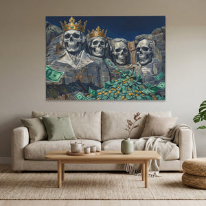 Mount Skullmore Golden - Thedopeart