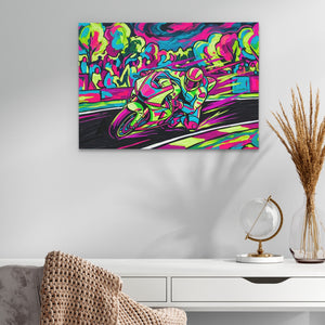 Neon Motorcycle Rush