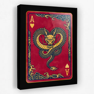 Samurai Ace Hearts Card - Thedopeart