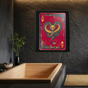 Samurai Ace Hearts Card