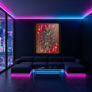 Samurai Jack Hearts Card - Thedopeart