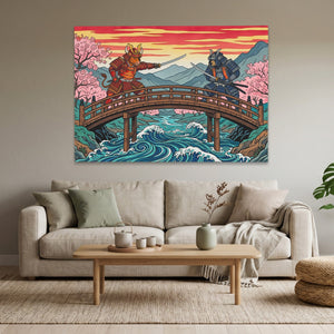 Samurais Great Wave - Thedopeart