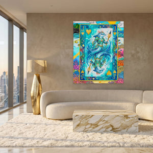 Sea Creature Jack of Hearts Card