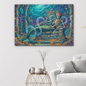 Skeletal Mermaid Throne