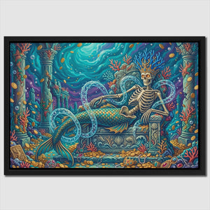 Skeletal Mermaid Throne