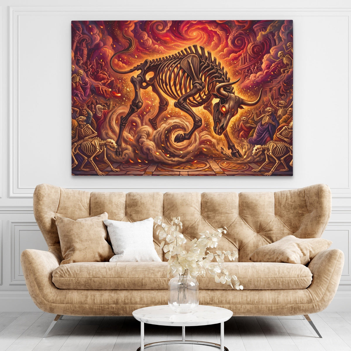 Skeleton Bull Inferno
