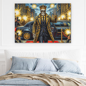 Skeleton King Crowned - Thedopeart