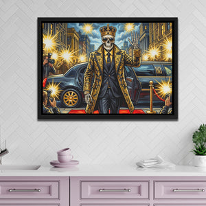 Skeleton King Crowned - Thedopeart