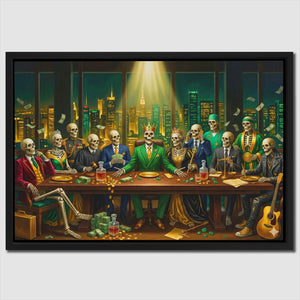 Skull Last Supper - Thedopeart