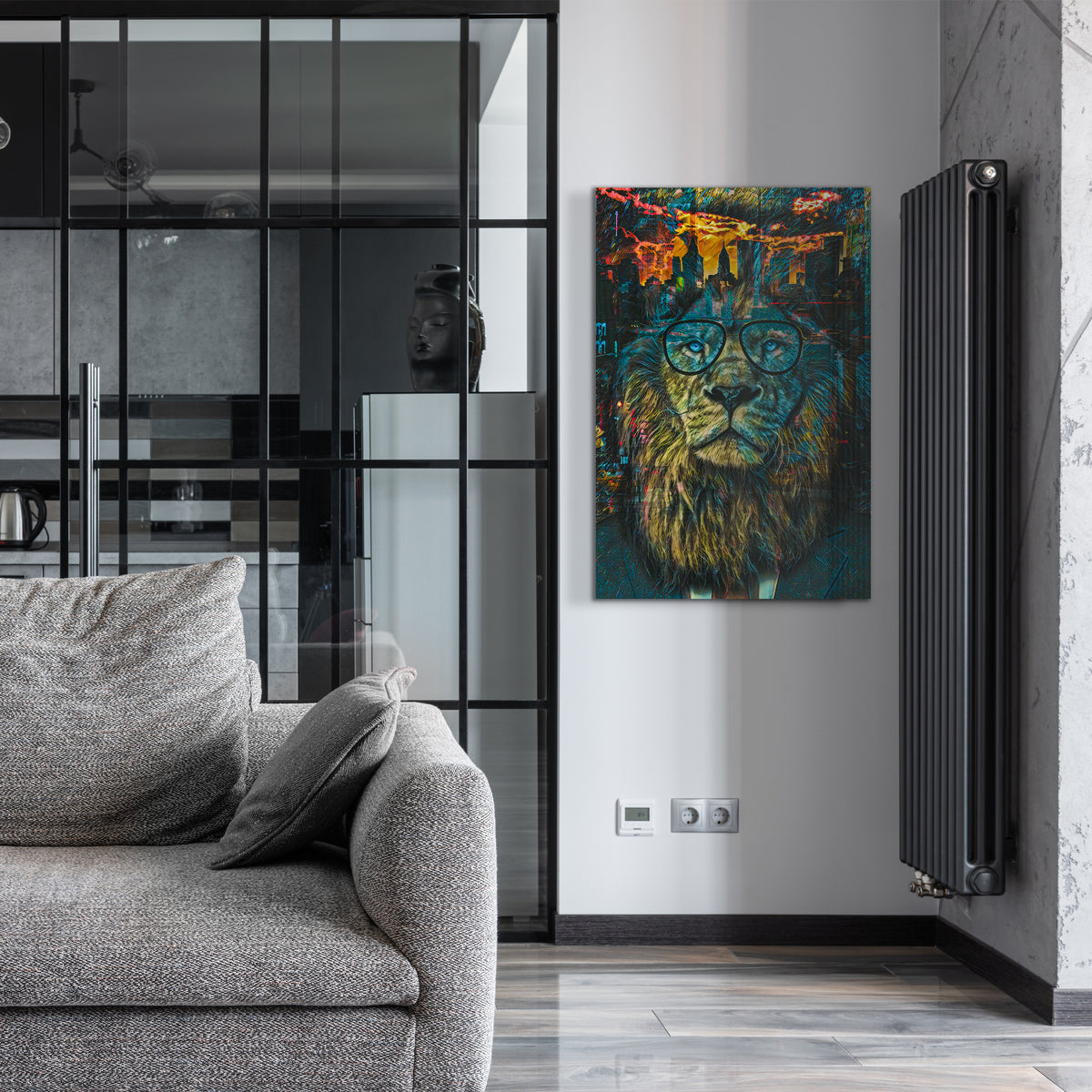 NYC Business Lion Acrylic Print - Thedopeart