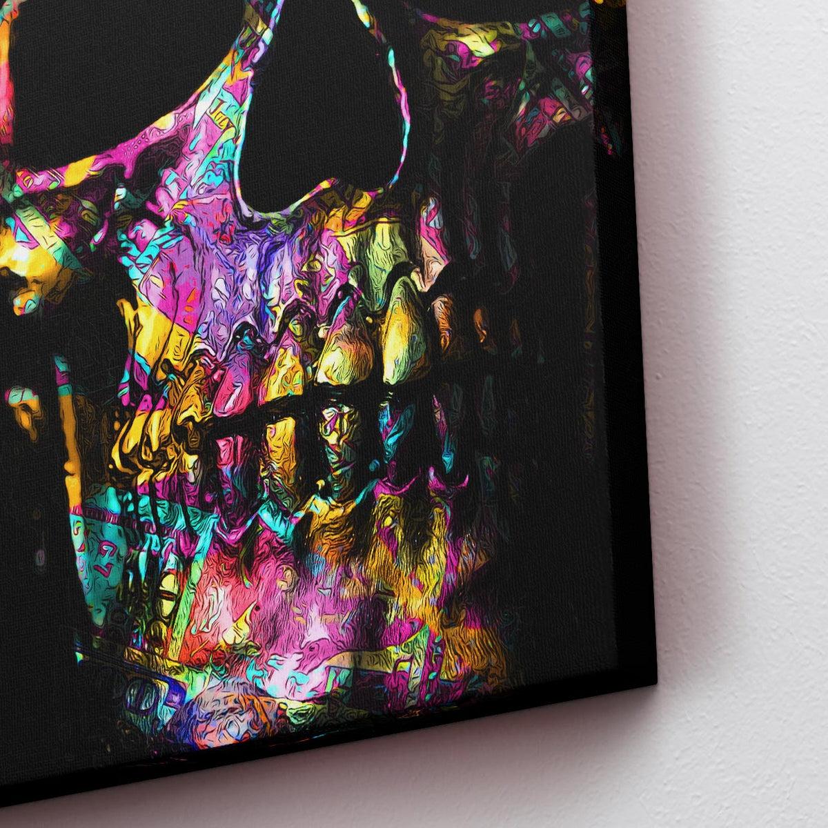 Money $kulls 3 Piece Set - Thedopeart Canvas