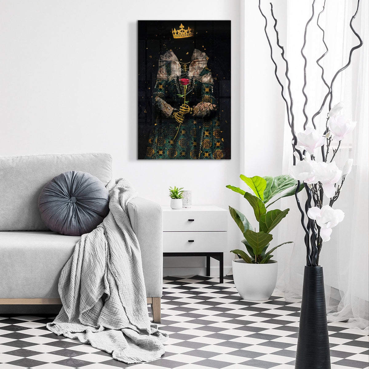 A Queens Gift Acrylic Print - Thedopeart Acrylic