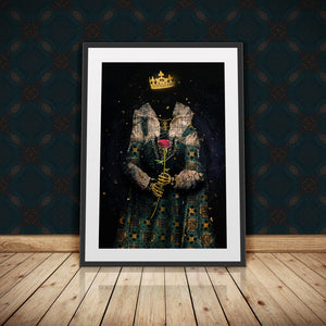 A Queen's Gift Semi-gloss Print - Thedopeart Prints