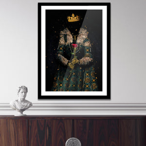 A Queen's Gift Semi-gloss Print - Thedopeart Prints