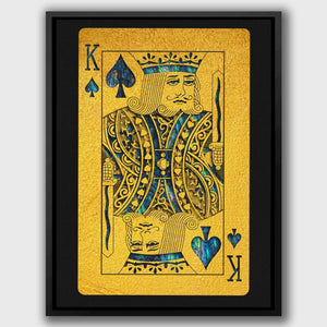 Abalone King of Spades - Thedopeart Canvas