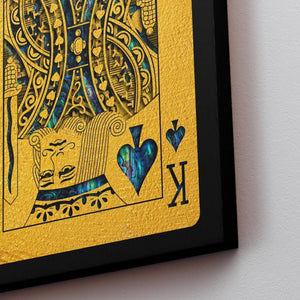 Abalone King of Spades - Thedopeart Canvas