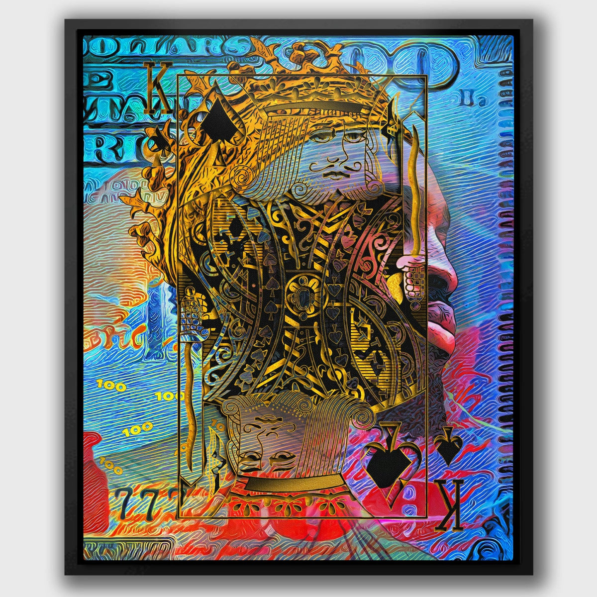 All Seeing King - Thedopeart Canvas