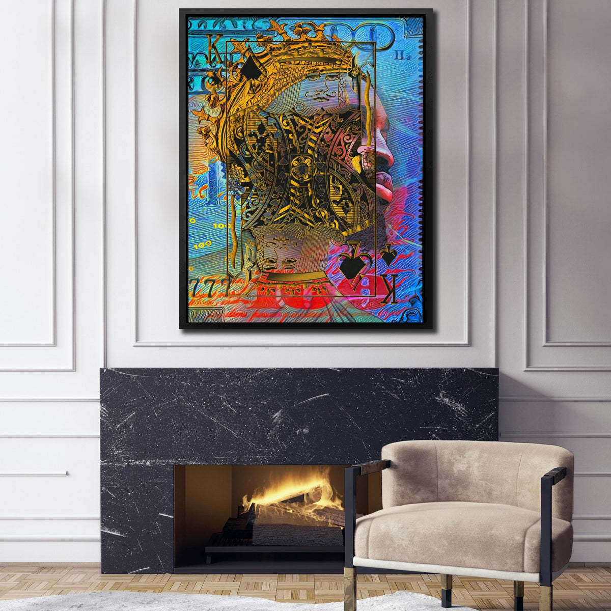 All Seeing King - Thedopeart Canvas