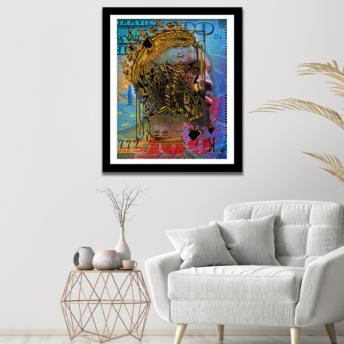All Seeing King Semi-Gloss Print - Thedopeart Prints
