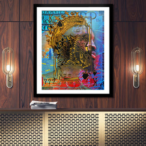 All Seeing King Semi-Gloss Print - Thedopeart Prints