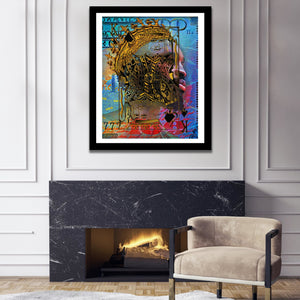 All Seeing King Semi-Gloss Print - Thedopeart Prints