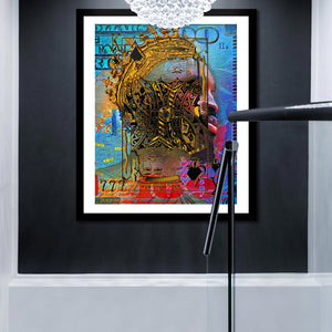 All Seeing King Semi-Gloss Print - Thedopeart Prints