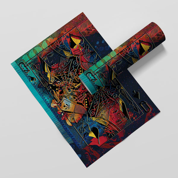All Seeing Queen Semi-gloss Print - Thedopeart Prints