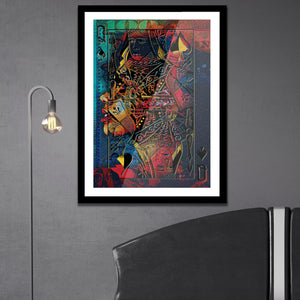 All Seeing Queen Semi-gloss Print - Thedopeart Prints