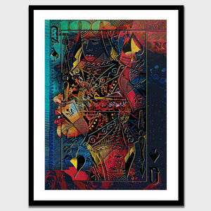 All Seeing Queen Semi-gloss Print - Thedopeart Prints