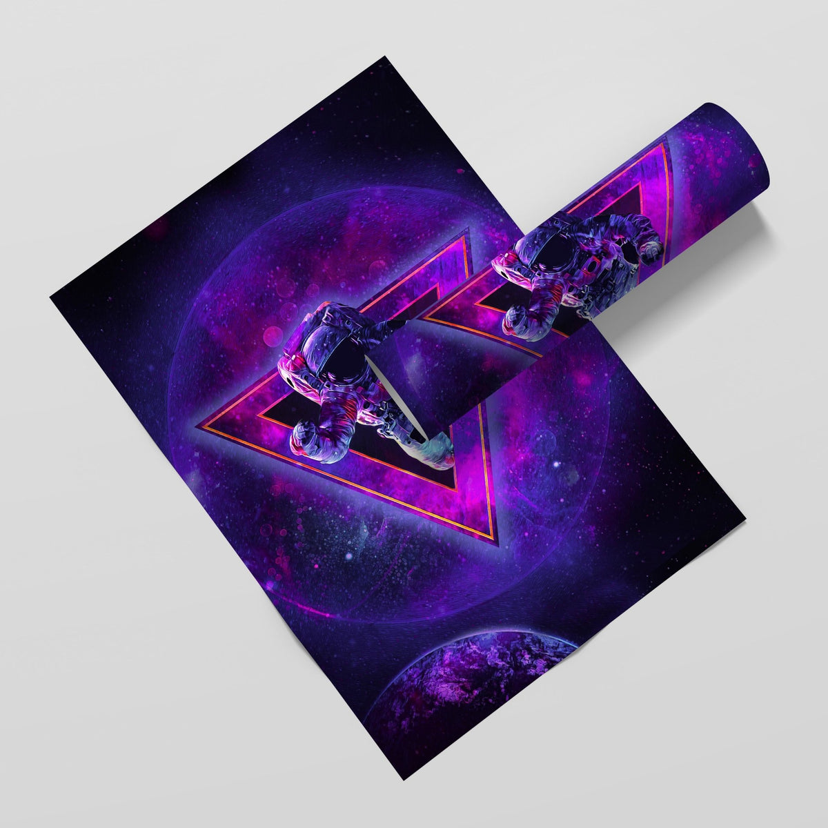 Amethyst Gateway Semi-gloss Print - Thedopeart Prints