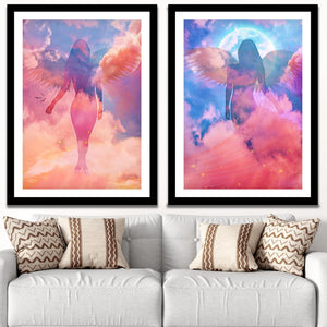 An Angel's Reflection Semi-Gloss Prints - Thedopeart Prints