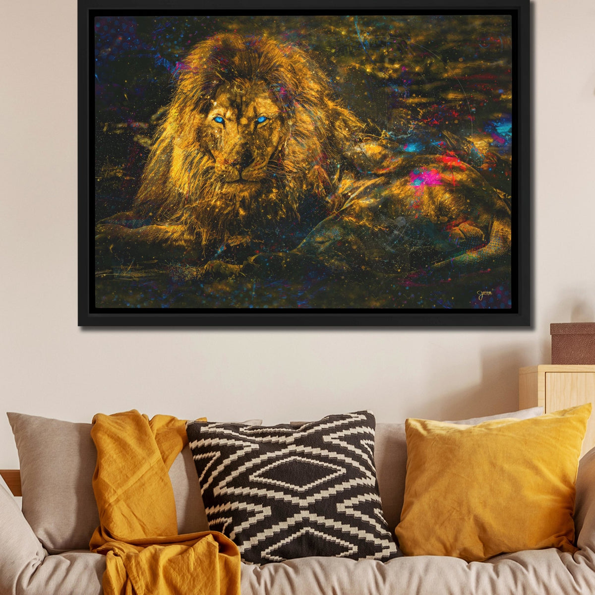 Blue Eyes - Thedopeart Canvas