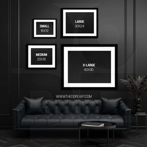 Blue Eyes Semi-gloss Print - Thedopeart Prints