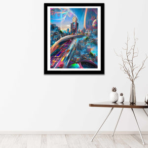Bubble Gum City Semi-gloss Print - Thedopeart Prints