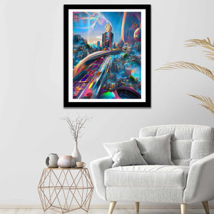 Bubble Gum City Semi-gloss Print - Thedopeart Prints