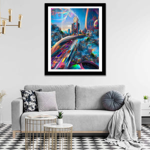 Bubble Gum City Semi-gloss Print - Thedopeart Prints